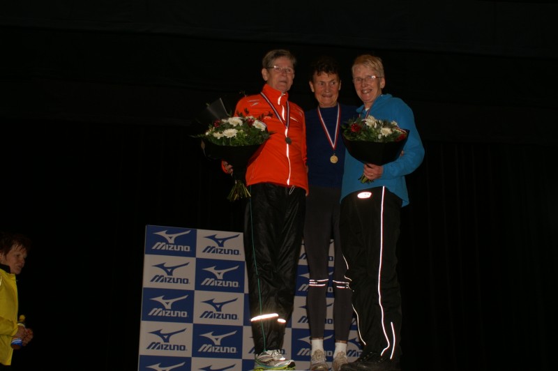 De nummers 1, 2 en 3 op het podium 